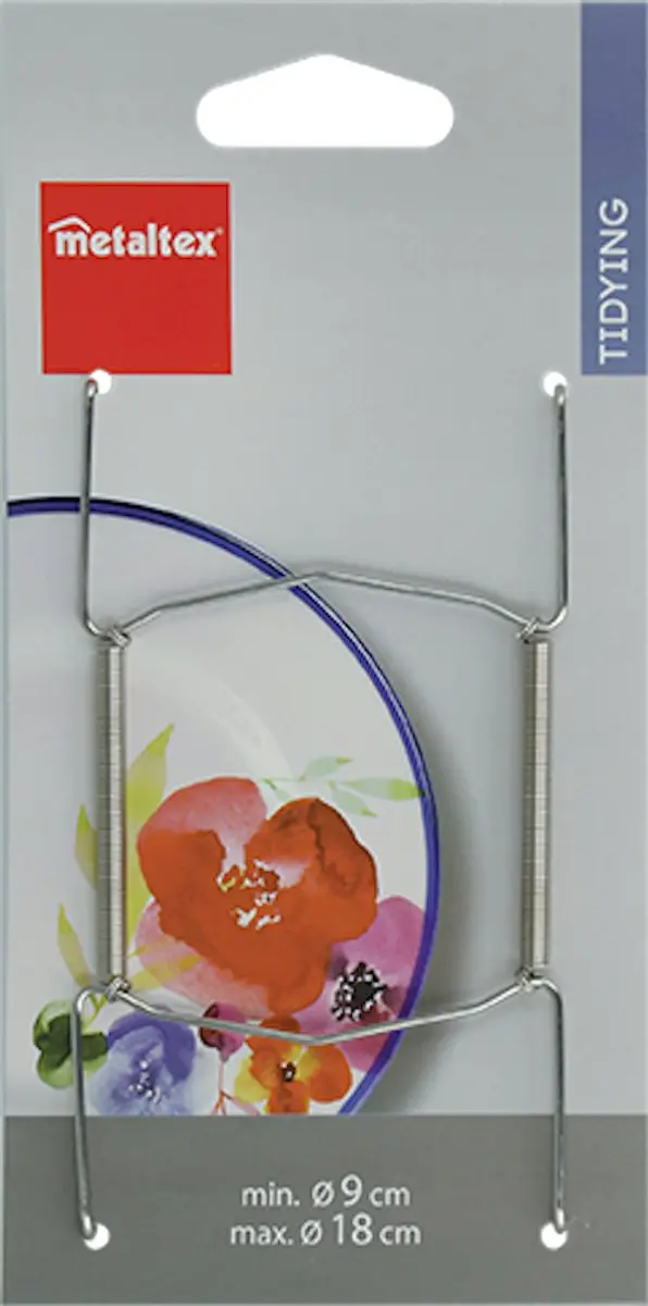 Metaltex Bordenhanger 9-18cm - Zilver - afbeelding 2 van 4