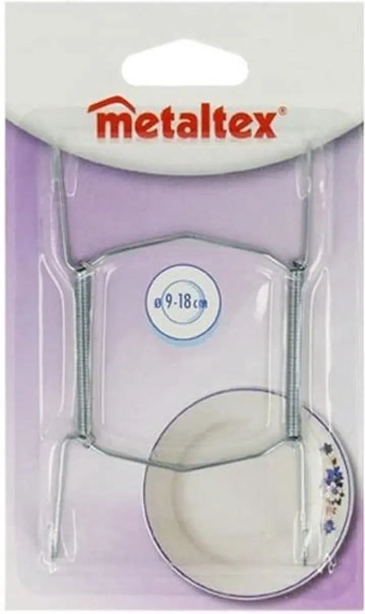Metaltex Bordenhanger 9-18cm - Zilver - afbeelding 3 van 4