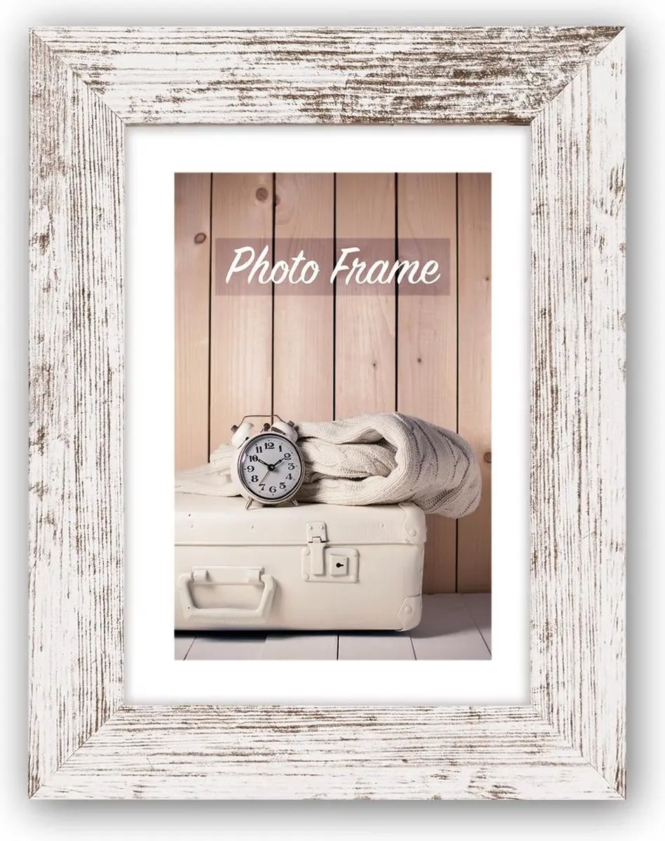 ZEP Nelson Fotolijst 30x45cm - Wit/Bruin - afbeelding 4 van 4