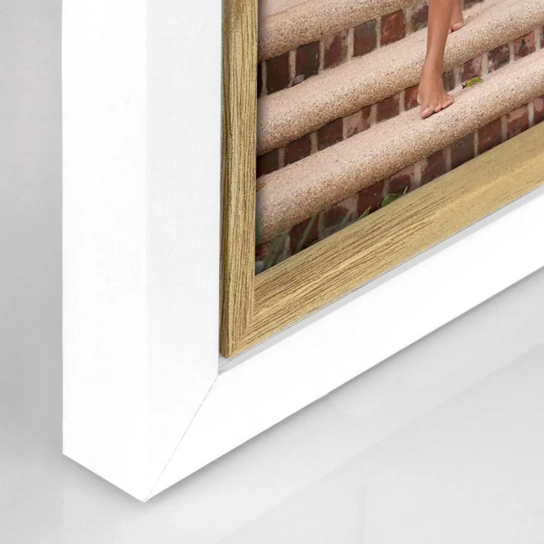 Zep Ayas Houten Fotolijst 10x15cm - Wit/Bruin - afbeelding 4 van 4