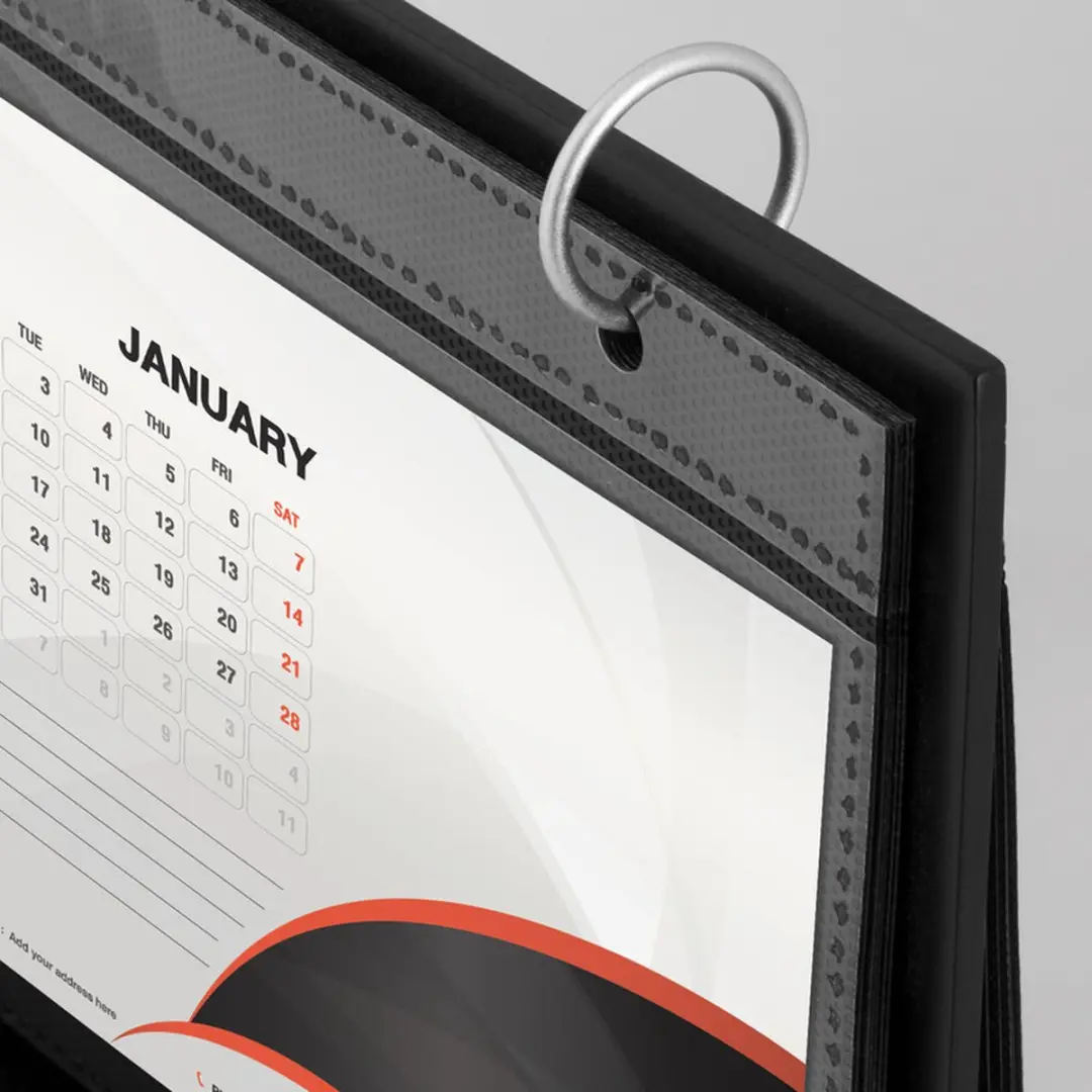 Zep Kildare Horizontale Foto Kalender 13x18cm - 12 Stuks - Zwart - afbeelding 2 van 2
