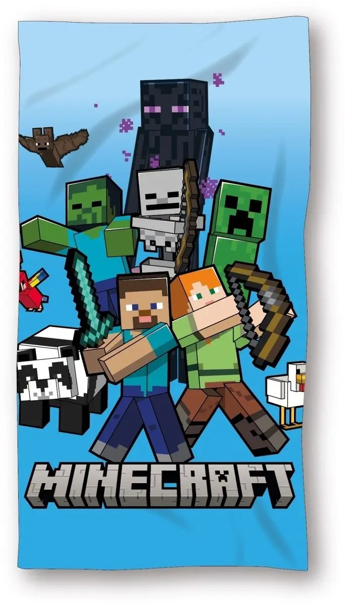 Minecraft Strandlaken 70x140cm