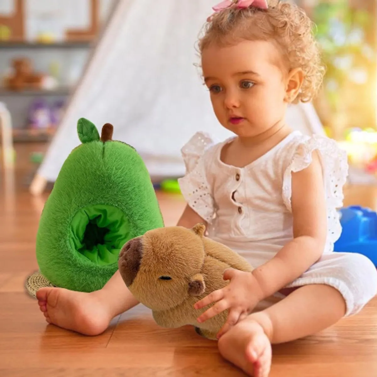 Topknuffels Capibara Knuffel - 30 cm - Bruin