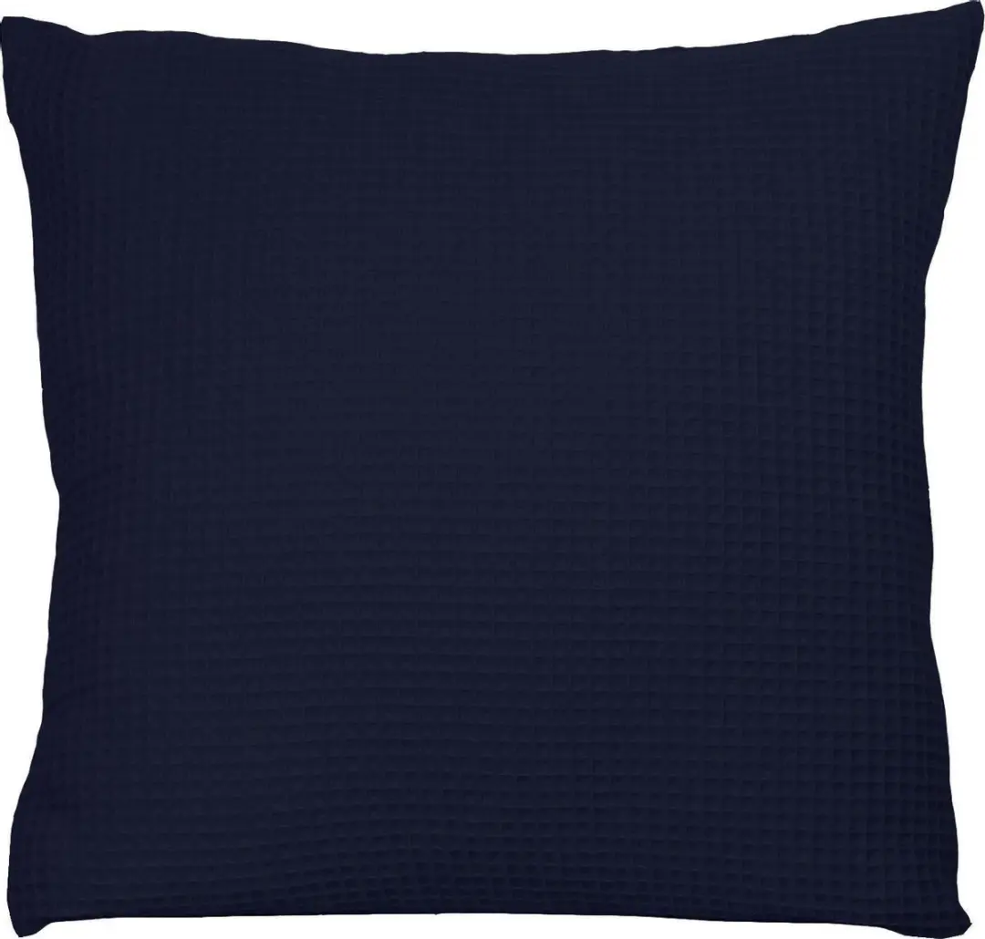 BINK Bedding Sierkussen Wafel (Pique) Marine 50 x 50 incl vulling