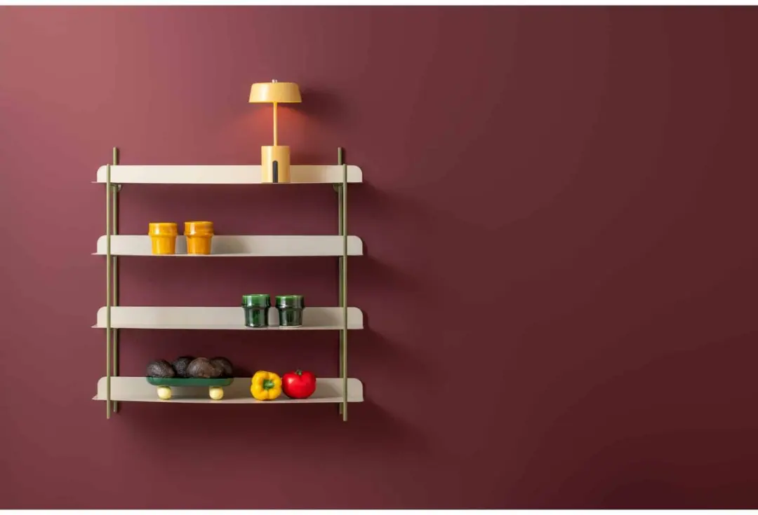 Present Time Reina Cuatro Wanddecoratie - Groen 60x16x60cm - afbeelding 3 van 3
