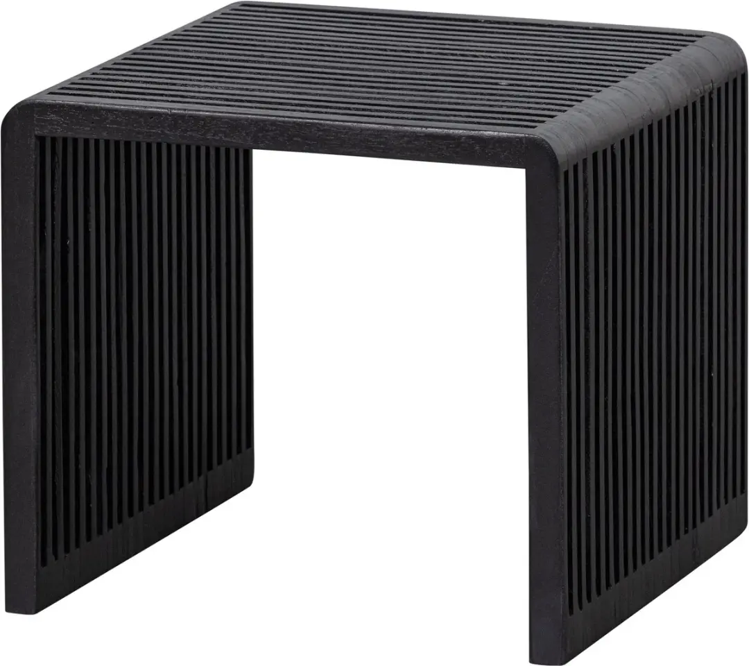 WOOOD Willa Bijzettafels Set van 2 - Teak Zwart - afbeelding 5 van 6