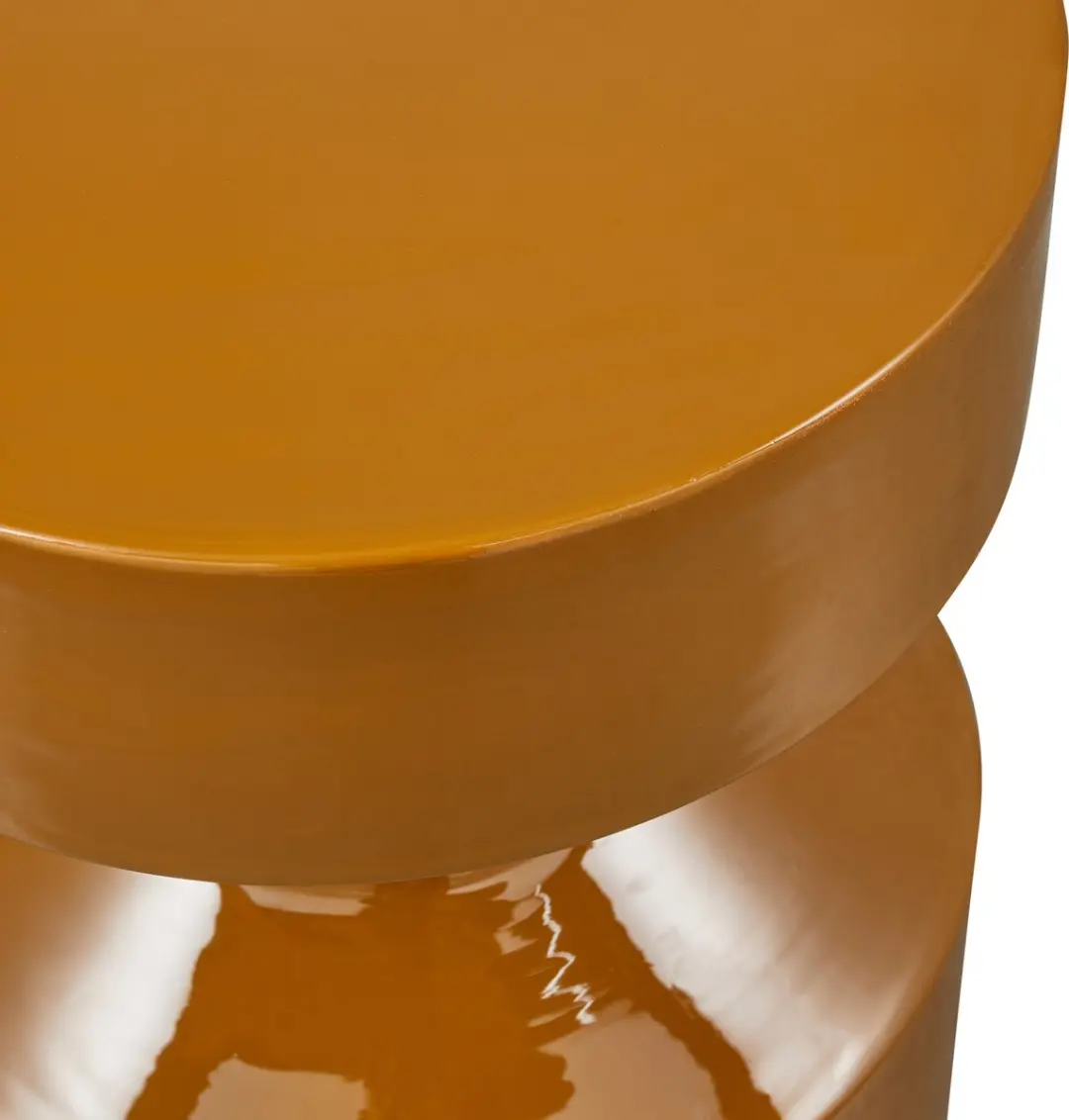 WOOOD Ferry Bijzettafel Honinggeel 30cm - afbeelding 5 van 5