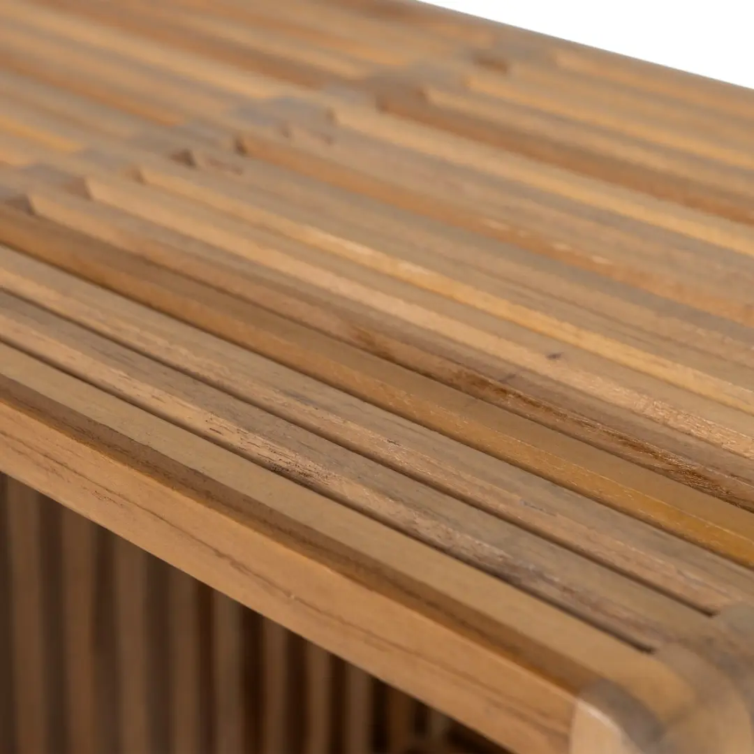 WOOOD Jasmijn Bijzettafels Set van 2 - Recycled Teak - afbeelding 4 van 6