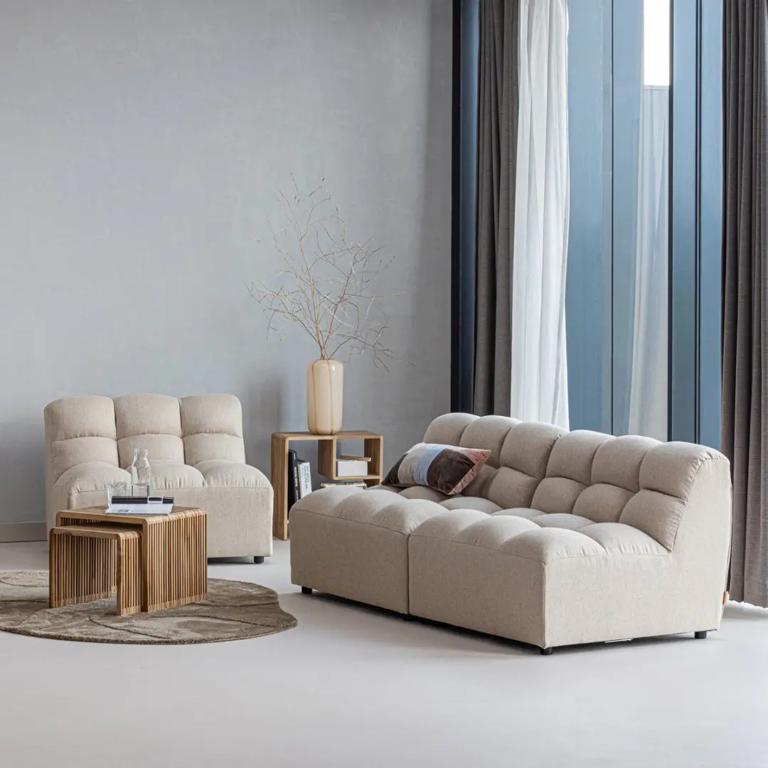 WOOOD Jasmijn Bijzettafels Set van 2 - Recycled Teak - afbeelding 3 van 6