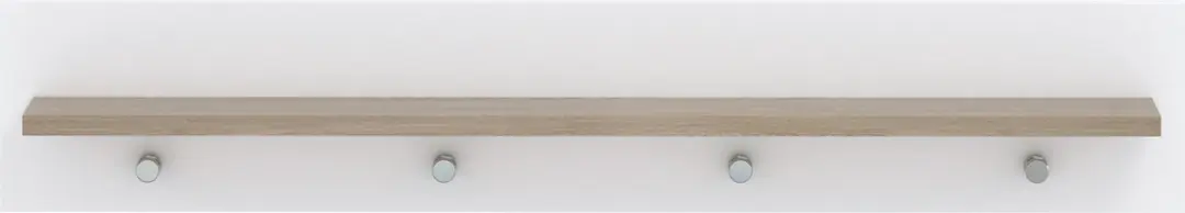 Born Lucky ®Wandplank Noël Wit & Eiken