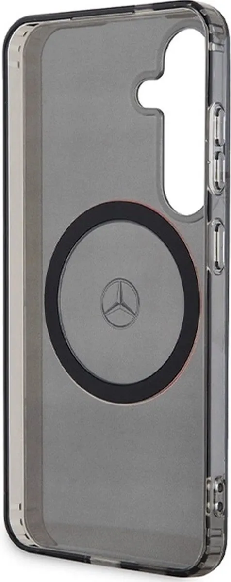 Mercedes-Benz Double Layer Back Case S24 - MagSafe - Zwart/Rood