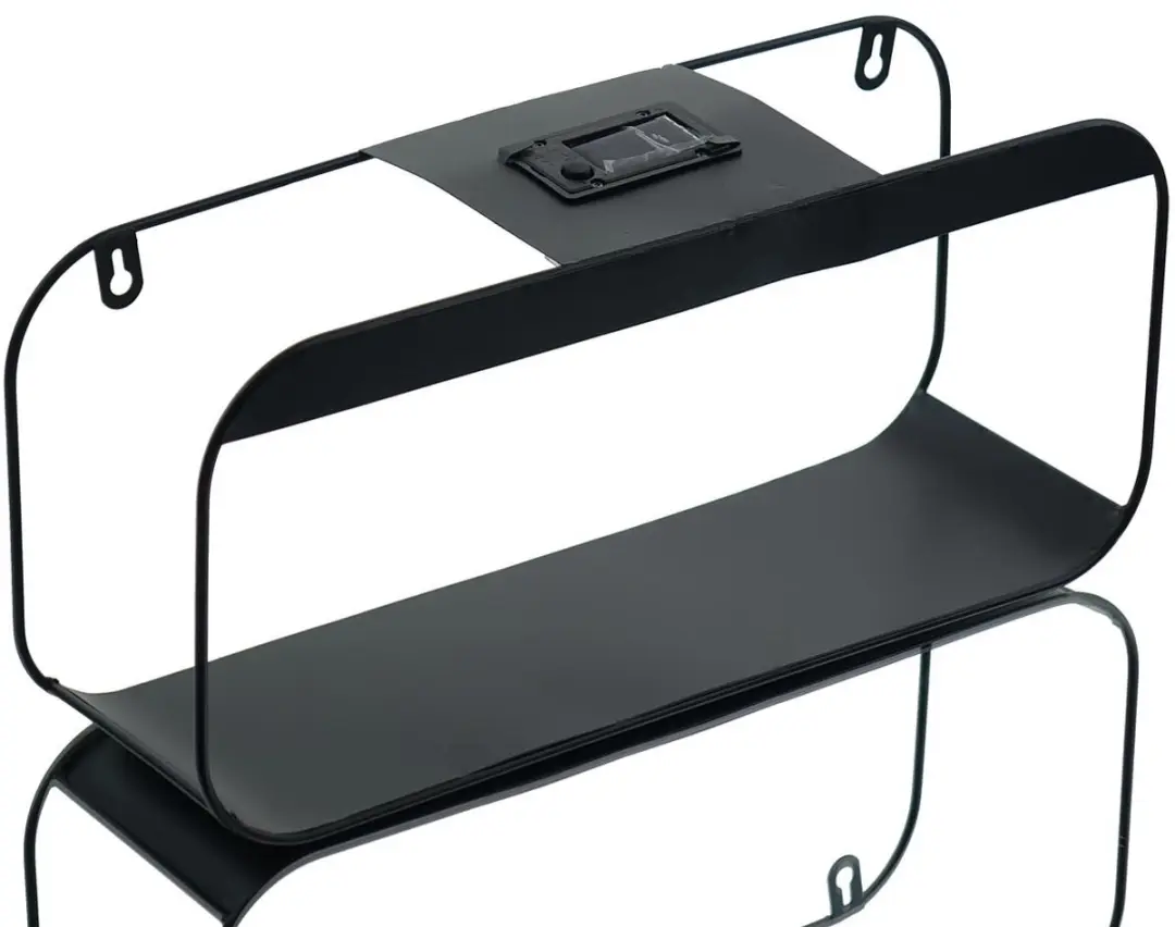 Kaemingk Solar Wandplank IJzer Zwart