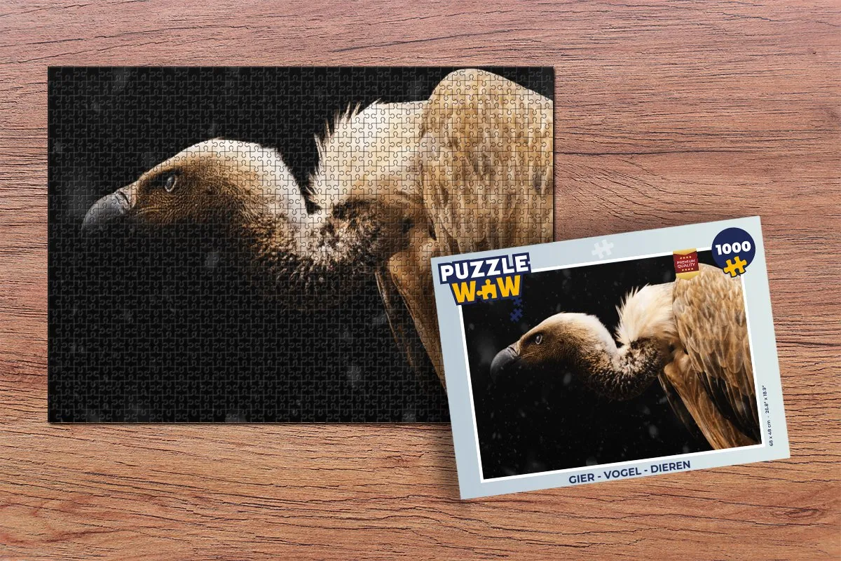 PuzzleWow Vogel Legpuzzel 1000 Stuks - Multicolor