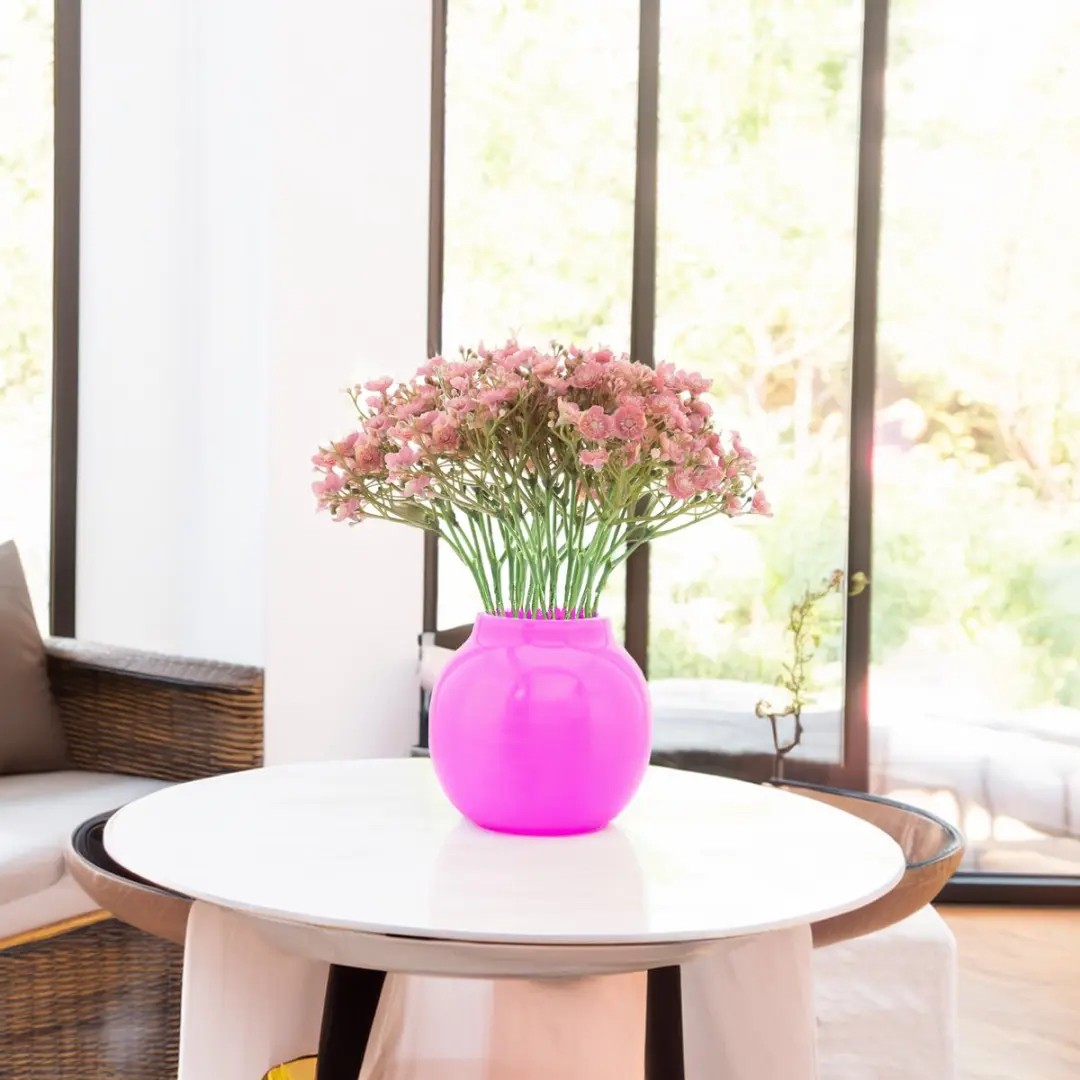 Bellatio Design Kunstbloemen boeket Gipskruid