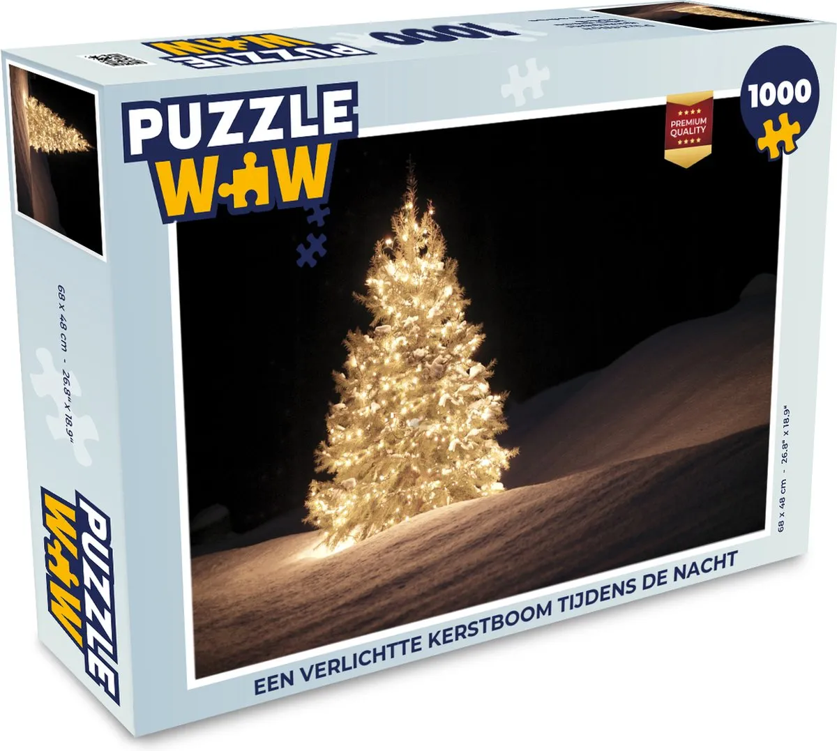 PuzzleWow Kerstboom Puzzel 1000 Stuks