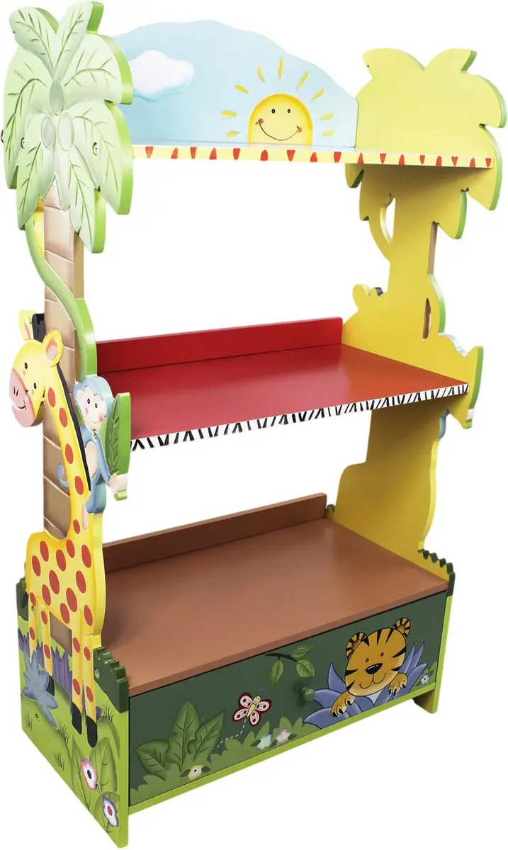 Teamson Kids Grote Houten Boekenkast voor Kinderen