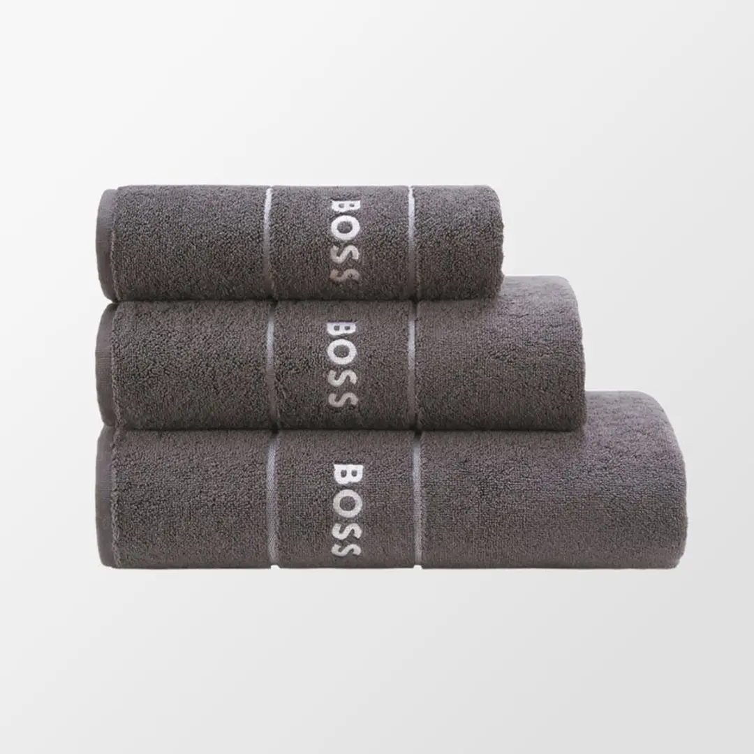 Hugo Boss Plain gastendoekje graphit