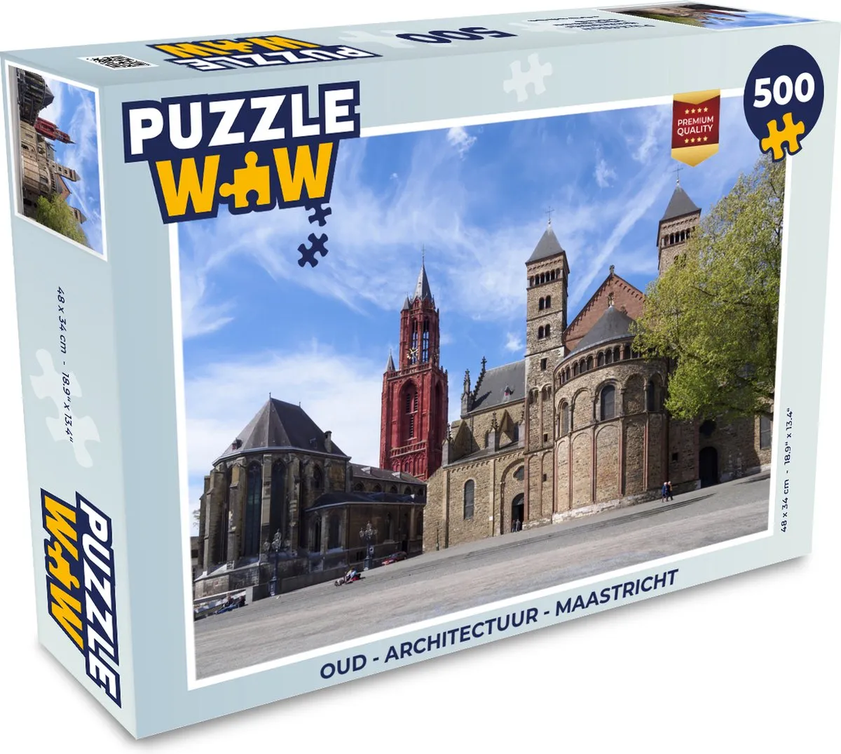 PuzzleWow Architectuur Maastricht Legpuzzel 500 Stuks