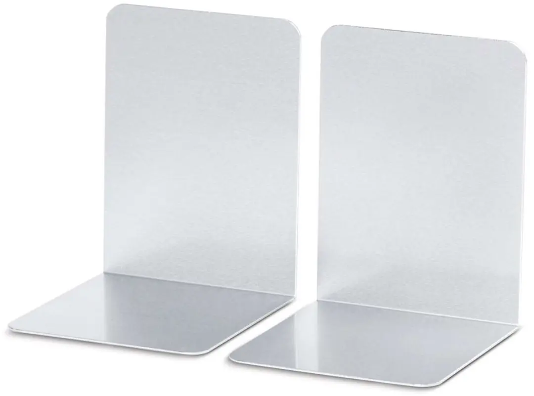 MAUL Boekensteunen Aluminium 10x10x13cm - 2 Stuks - afbeelding 4 van 6