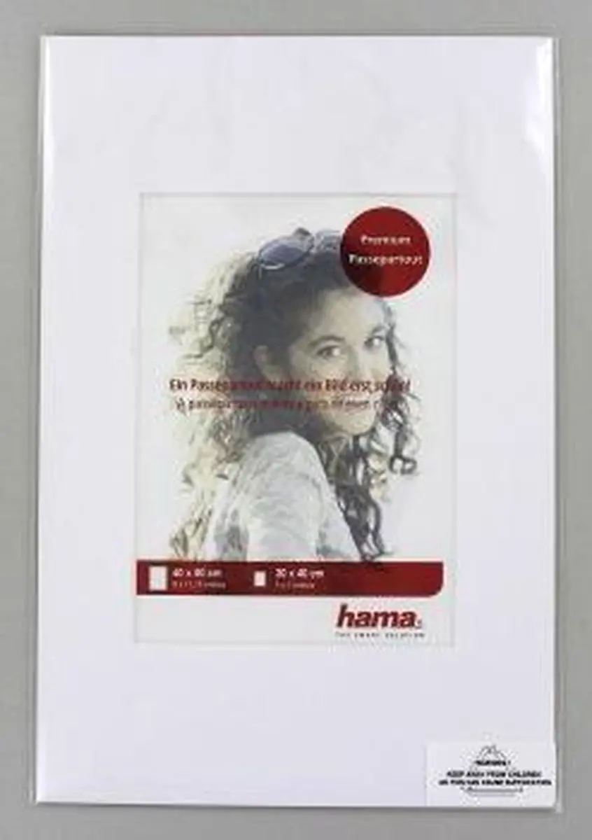 Hama Passe-partout Premium Arctisch Wit 40x50cm - afbeelding 4 van 4