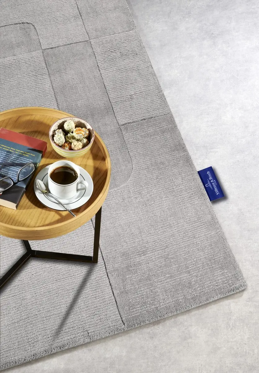 Villeroy & Boch Charlotte Wollen Vloerkleed 80x150cm Grijs - afbeelding 2 van 6