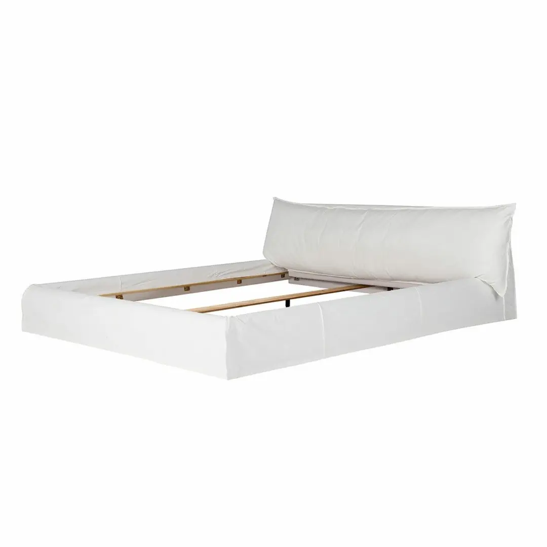 Loberon Cottonwood Bedovertrek Eenpersoons wit - afbeelding 4 van 4