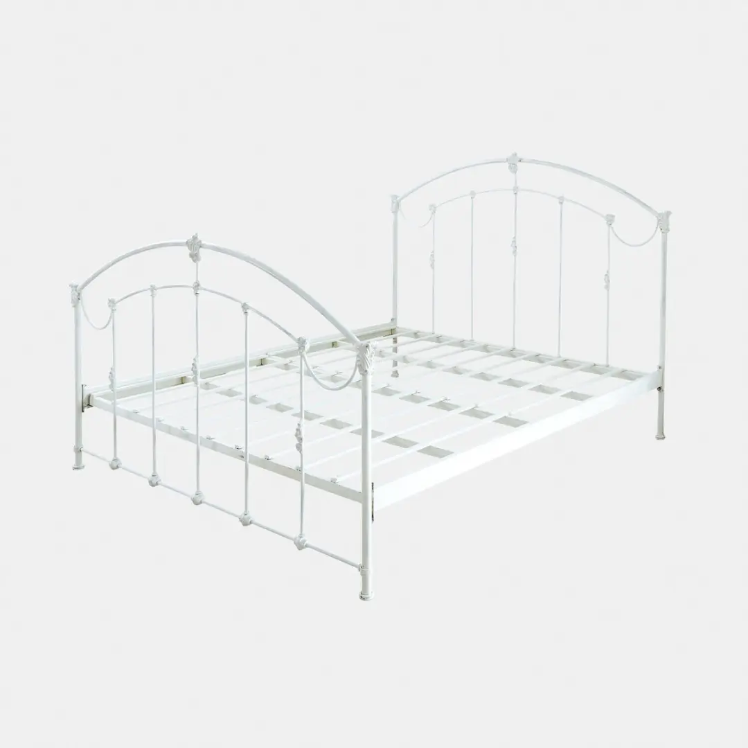 Loberon Bed Canefield Antiekcrème - Eenpersoons 180x200cm - afbeelding 6 van 6