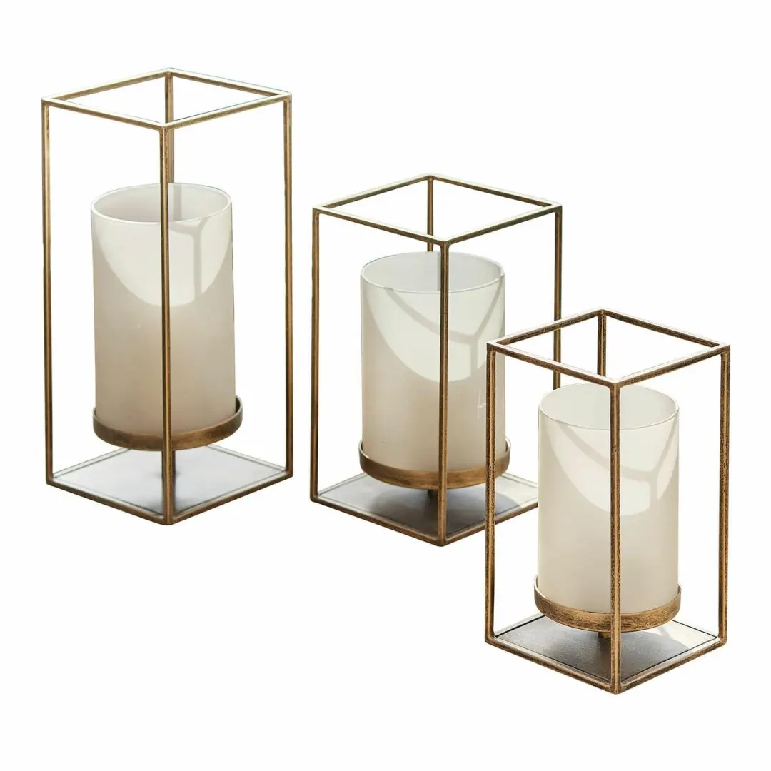 Loberon Vauxandre Windlichtjes 3 Stuks