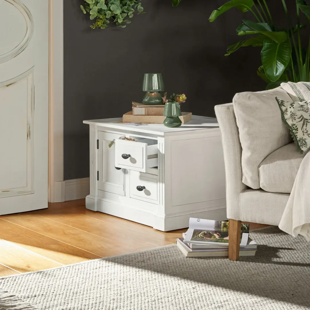 Loberon Lune Sauvage Salontafel - Antiekwit - afbeelding 3 van 6