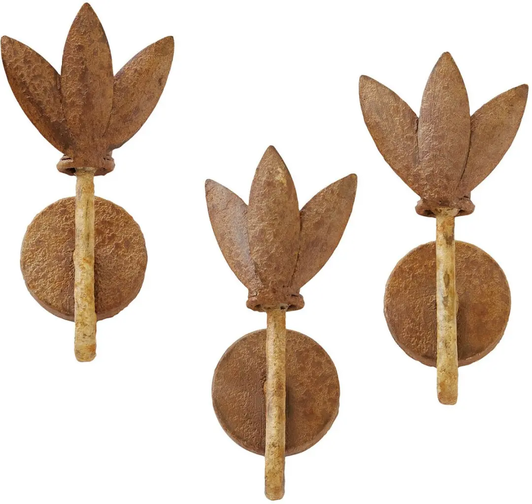 Loberon Cressivaux Wandkandelaar Set - 3 Stuks Antiekbruin - afbeelding 2 van 5