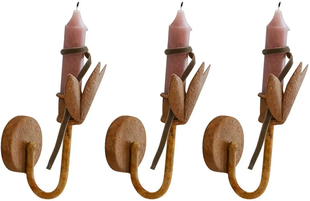 Loberon Cressivaux Wandkandelaar Set