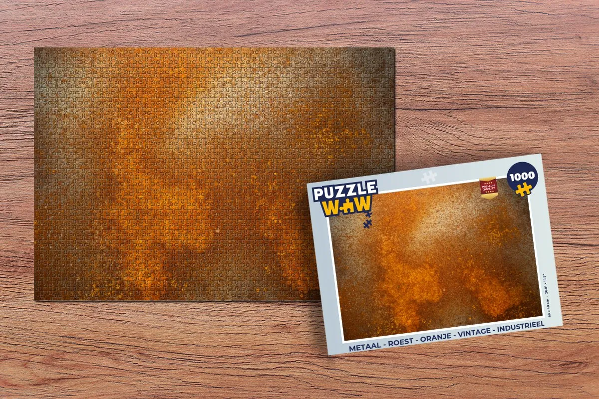 PuzzleWow Vintage Industrieel Legpuzzel 1000 Stuks - Multicolor