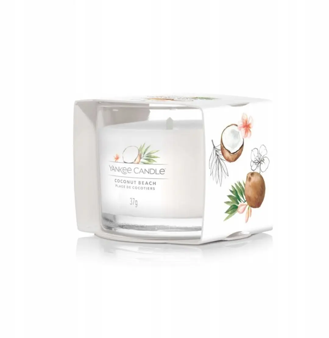 Yankee Candle Coconut Beach Filled Votive - afbeelding 3 van 3