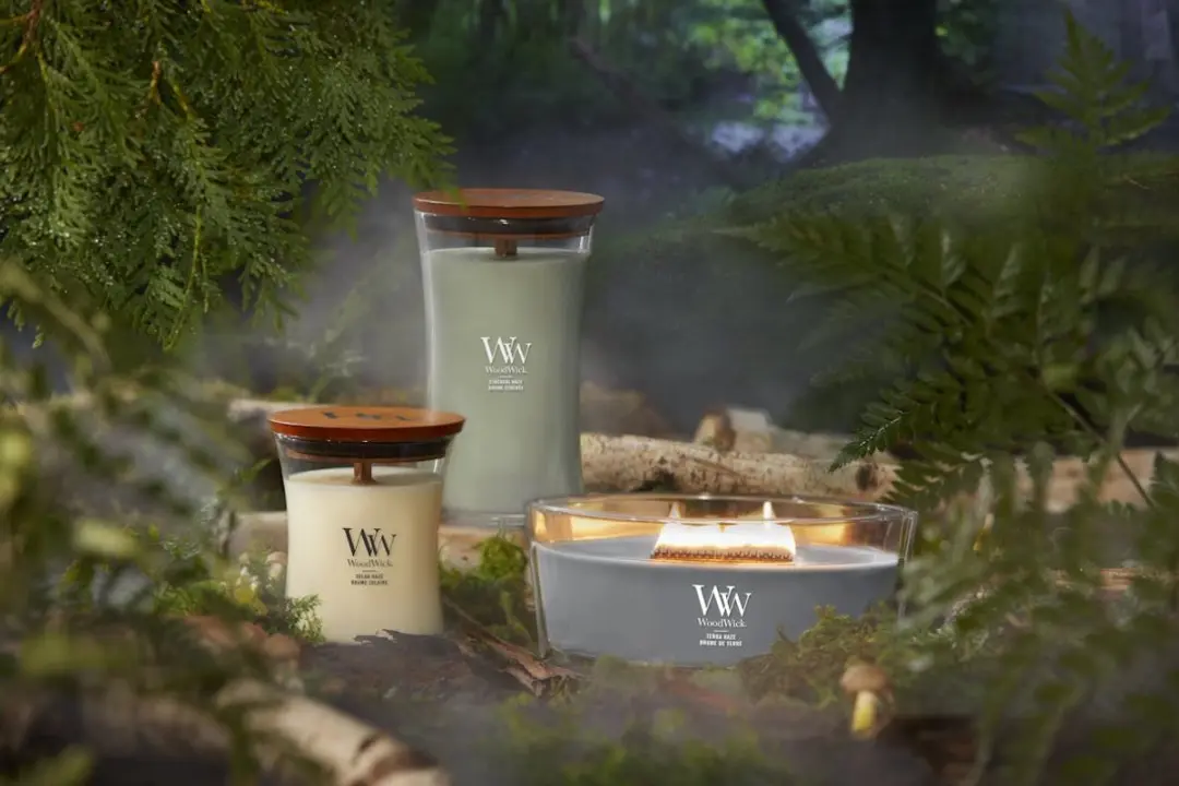 WoodWick Hourglass Geurkaars Solar Haze - 130 Branduren - afbeelding 2 van 6