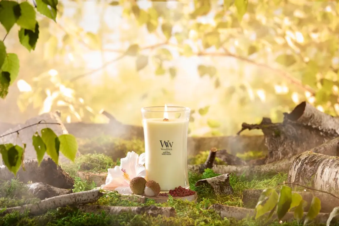 WoodWick Hourglass Geurkaars Solar Haze - 130 Branduren - afbeelding 3 van 6