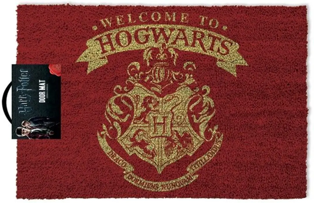 Harry Potter Welcome to Hogwarts Deurmat 40x60cm - Rood - afbeelding 4 van 4