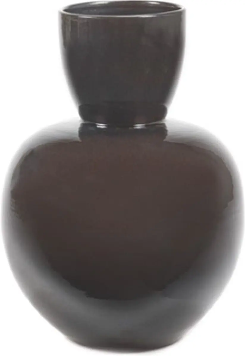 Serax Pascale Naessens Pure Vaas Bruin-Zwart D 24.5 cm H 39 cm