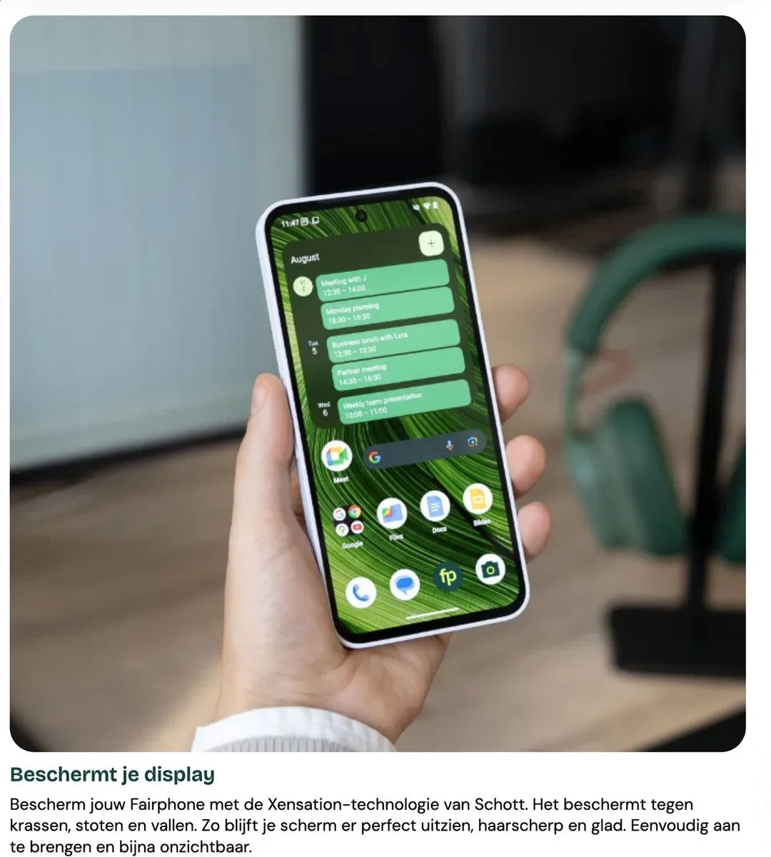 Fairphone 6 Originele Tempered Glass Screenprotector