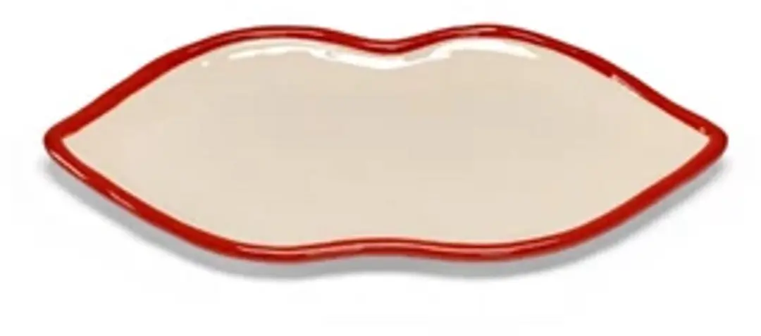 Serax Wouters & Hendrix Les Objets Mouleversants schaal L 25.5x12.5cm H1.5cm roo