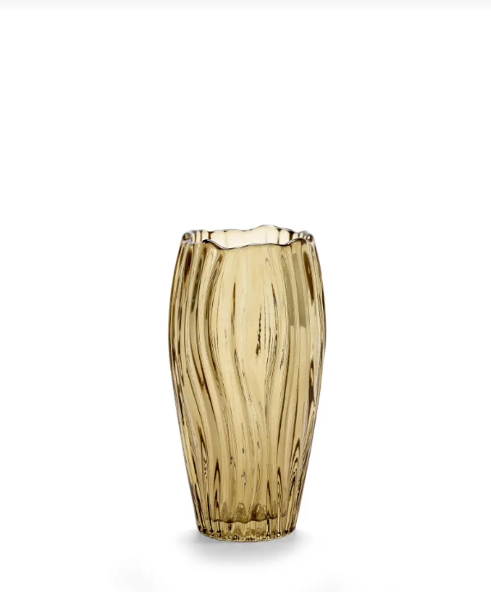 Serax Vaas-Vaas voor Bloemen Glas Geel D 10,3 cm H 20 cm