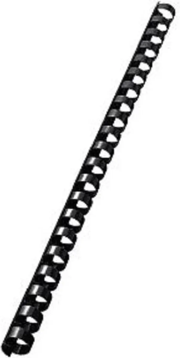 100 bindruggen 12mm zwart