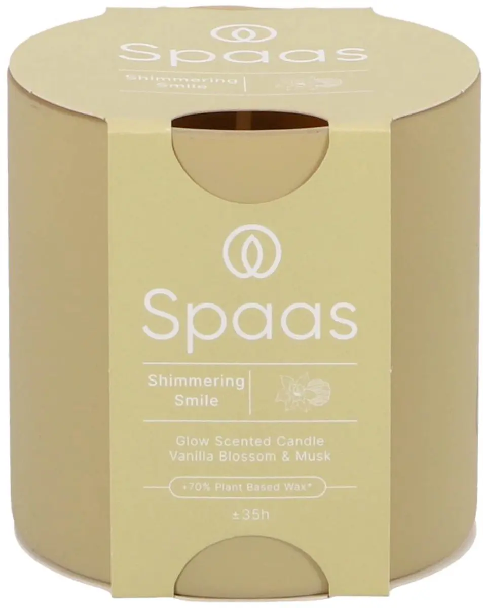 Spaas Glow Geurkaars Appel en Kaneel - afbeelding 2 van 6