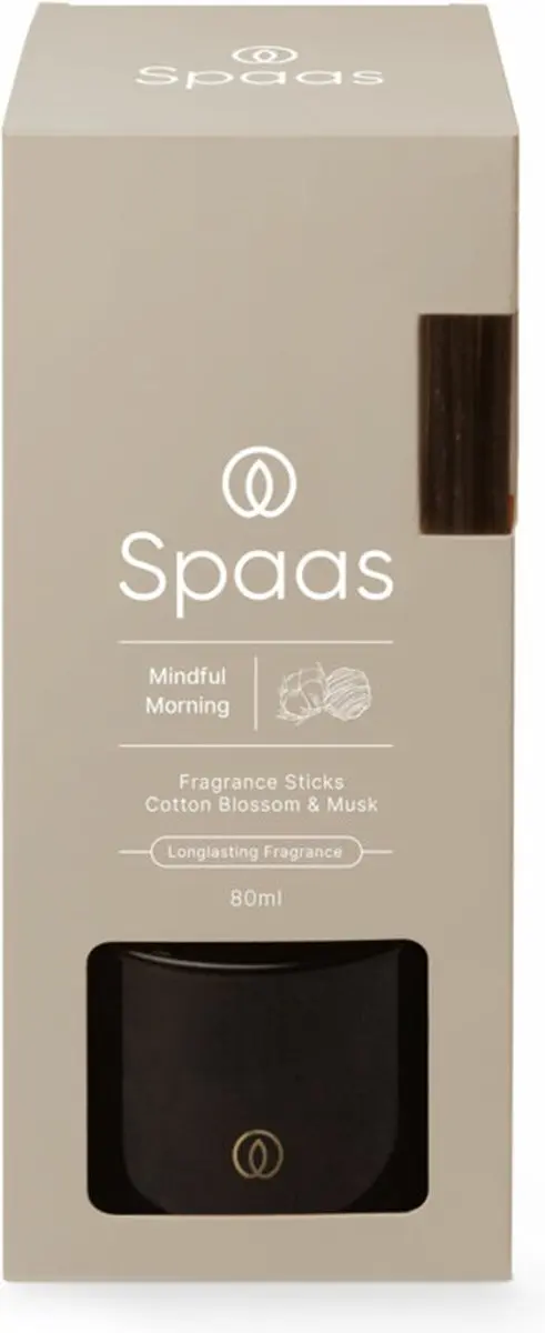 Spaas Geurstokjes Katoenbloesem en Muskus - 6x 80ml - afbeelding 5 van 6