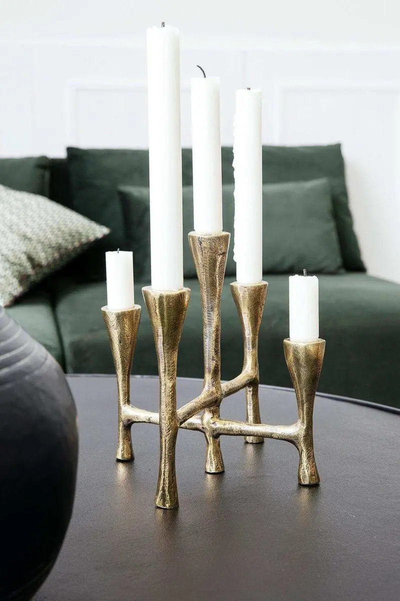 House Doctor Tristy Kandelaar Brass - 19cm - afbeelding 3 van 6