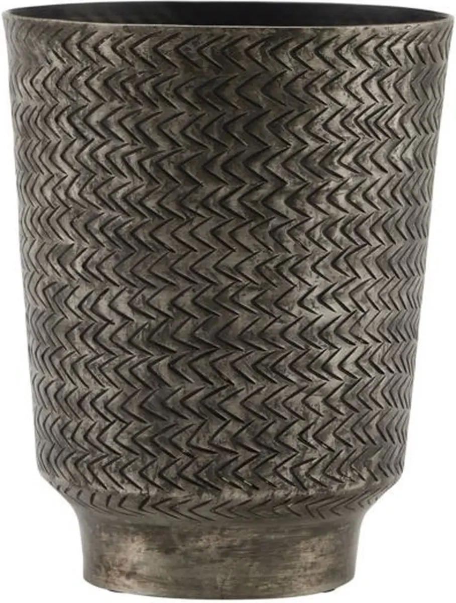 Aluminium bloempot Oli