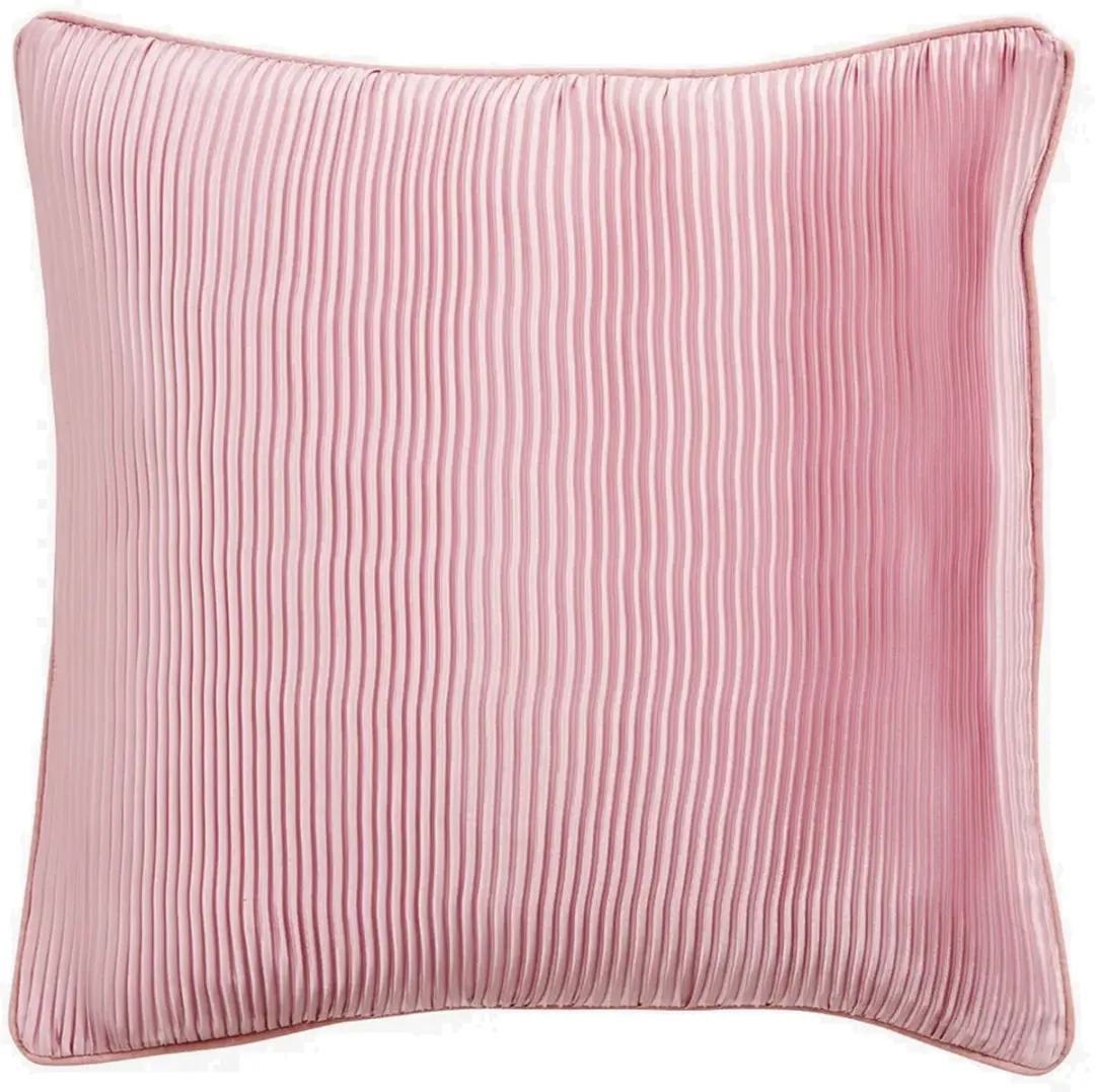 Nordal Sierkussen hoes Plisseret Roze 50 x 50 cm voorzien van rits