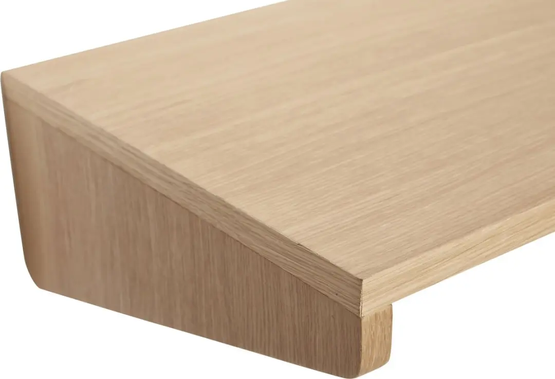 Hübsch Eiken Wandbureau 80x35x20cm - 1 Persoon - afbeelding 4 van 6