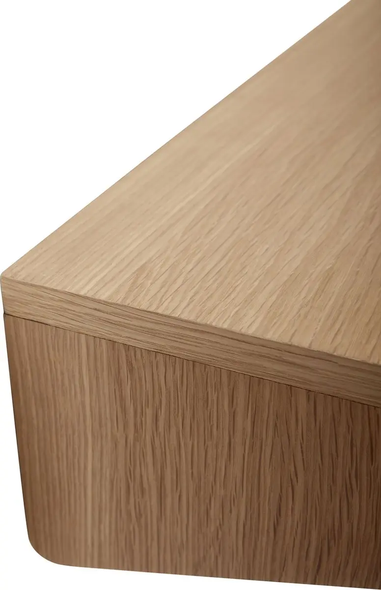 Hübsch Eiken Wandbureau 80x35x20cm - 1 Persoon - afbeelding 5 van 6