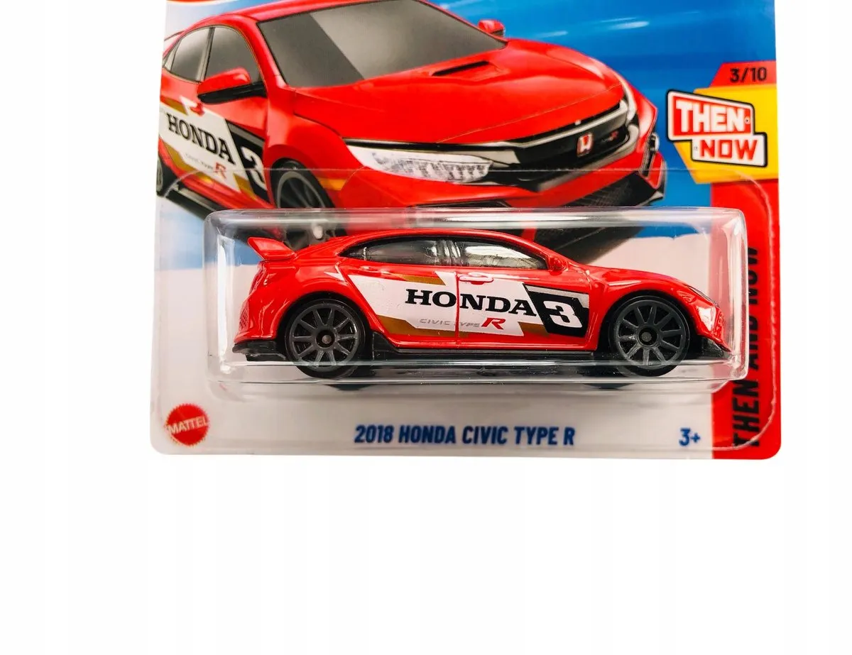 Hot Wheels Honda Civic Type R HYY64 1:64 Modelauto - Rood - afbeelding 3 van 3