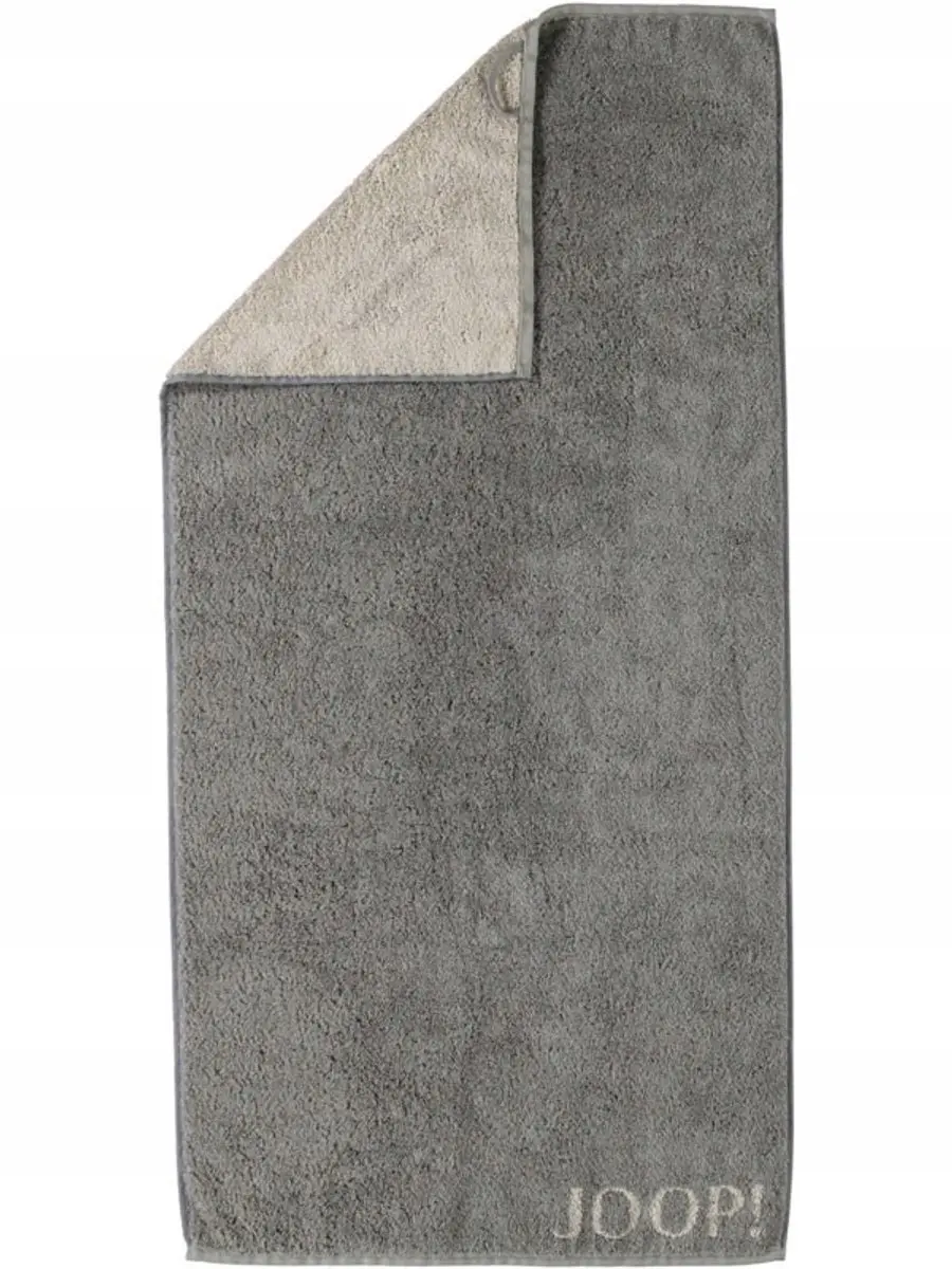 JOOP! Badhanddoek 80x150 cm Dubbelzijdig Katoen Grijs/Beige